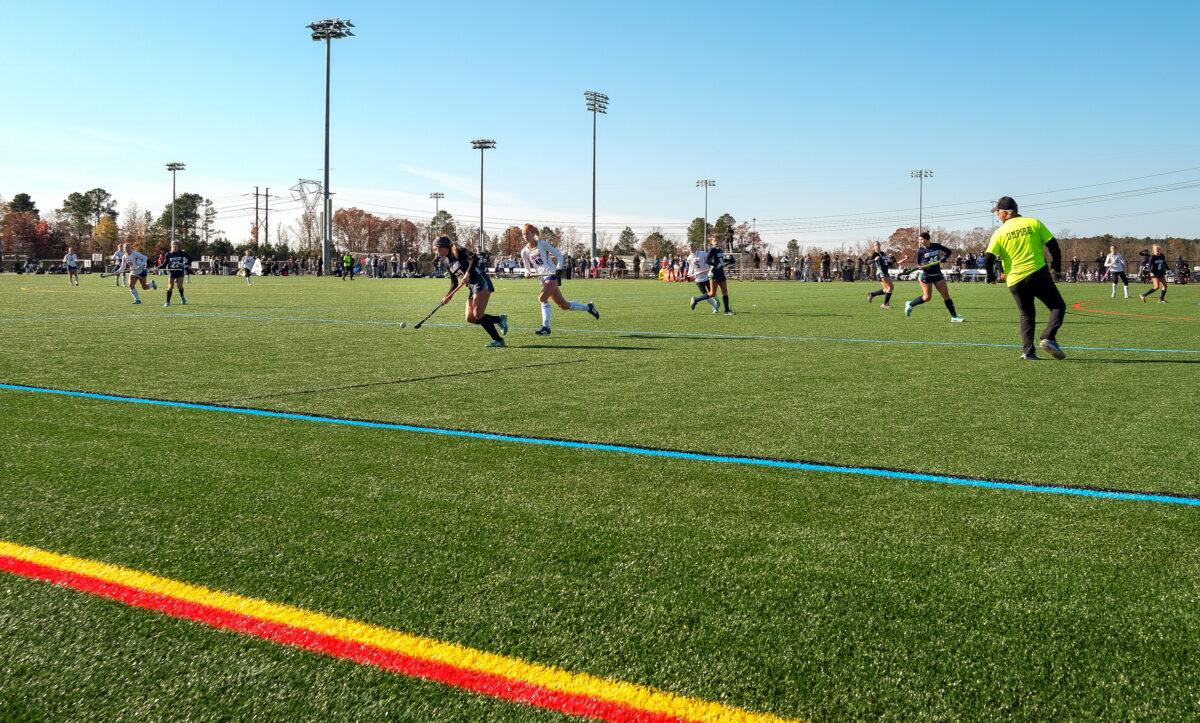 Shooting Star Field Hockey showcase at River City Sportsplex Sun. Dec. 1, 2024.